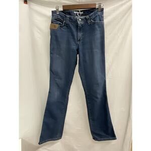 Wrangler Riggs Workwear Jeans Women's (4x34) Blue Bootcut Work Utility Ranch